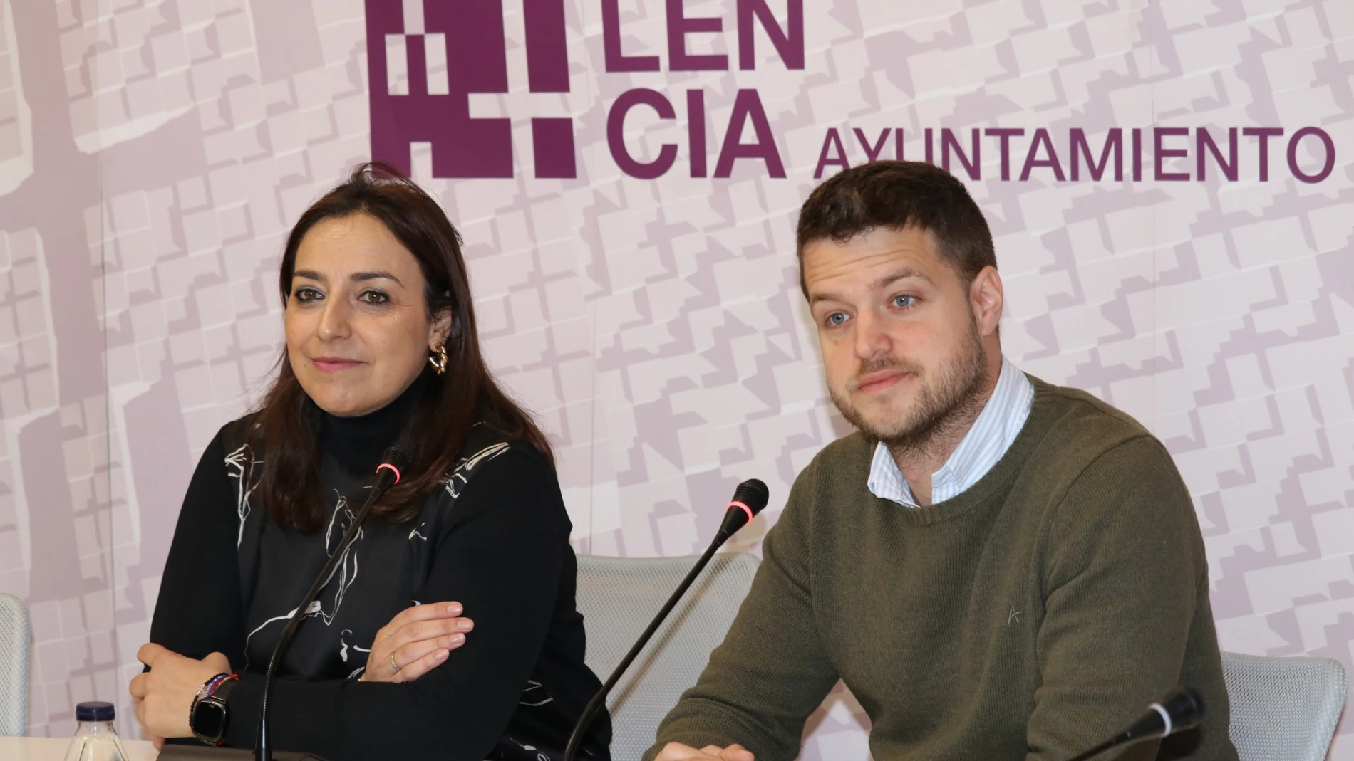 La alcalesa de Palencia, Miriam Andrés; y el concejal Álvaro Bilbao, valoran la sentencia de la Audiencia Nacional