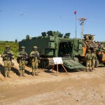 Exhibición militar organizada por la Armada Española y la OTAN en la Playa del Retín el pasado marzo