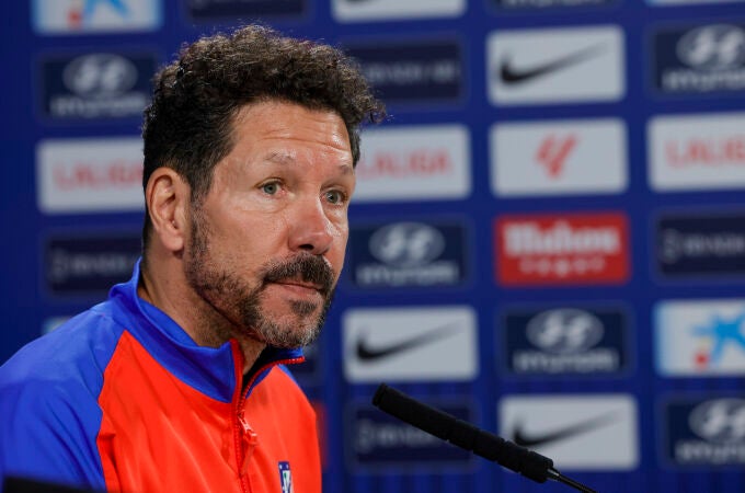 Rueda de prensa tras el entrenamiento del Atlético de Madrid