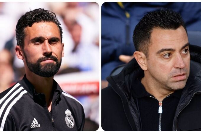 Arbeloa y Xavi Hernández