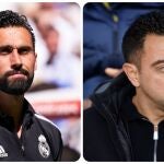 Arbeloa y Xavi Hernández
