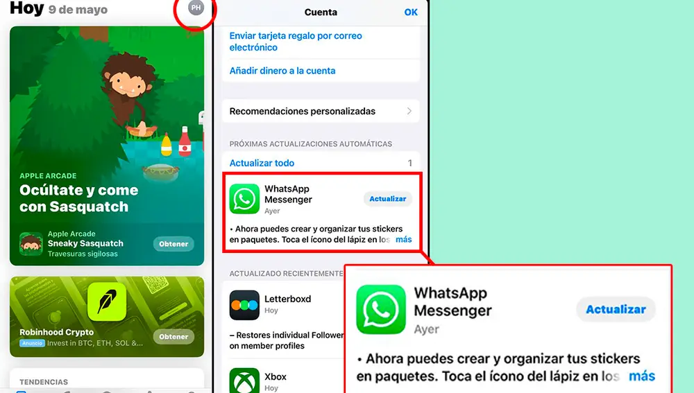En tres paso, podrás actualizar WhatsApp en iPhone