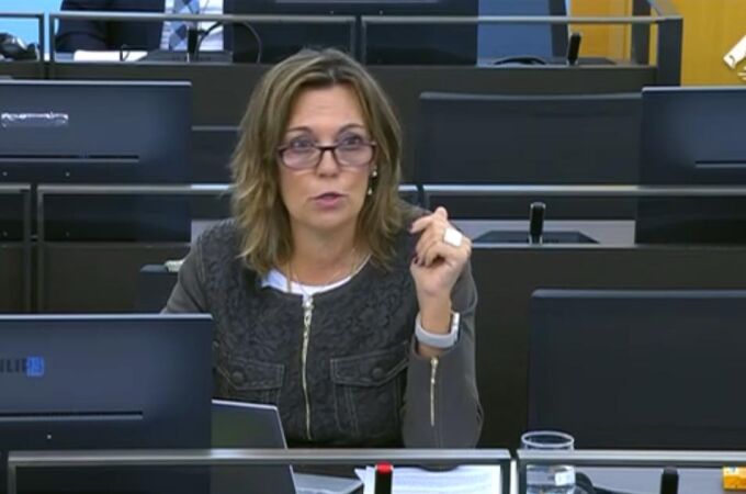 La portavoz de UE del PP en la Comisión Mixta para Union Europea en el Congreso de los Diputados, Milagros Marcos