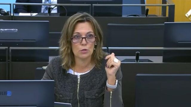 La portavoz de UE del PP en la Comisión Mixta para Union Europea en el Congreso de los Diputados, Milagros Marcos