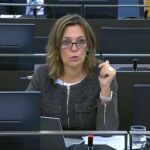 La portavoz de UE del PP en la Comisión Mixta para Union Europea en el Congreso de los Diputados, Milagros Marcos