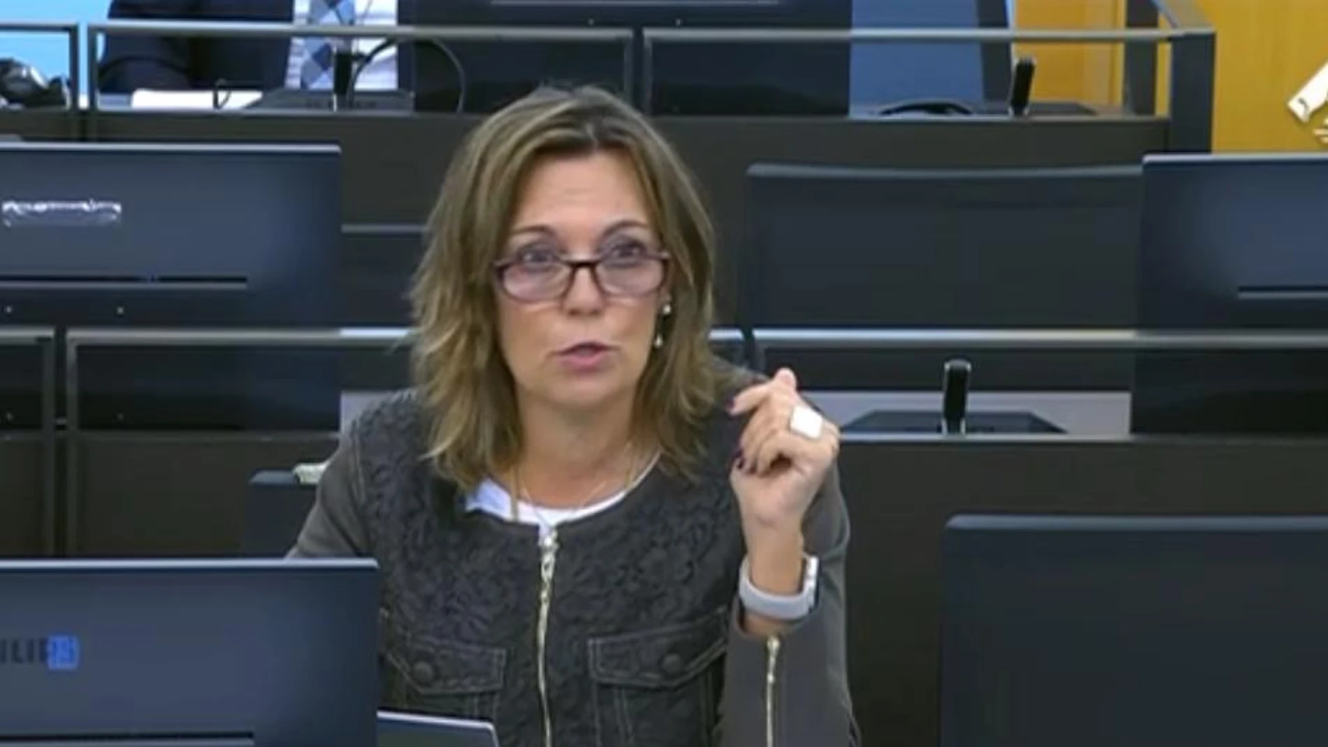 La portavoz de UE del PP en la Comisión Mixta para Union Europea en el Congreso de los Diputados, Milagros Marcos