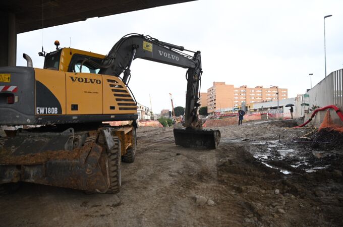 Estado de las obras del tren de Alta Velocidad a su paso por Almería capital