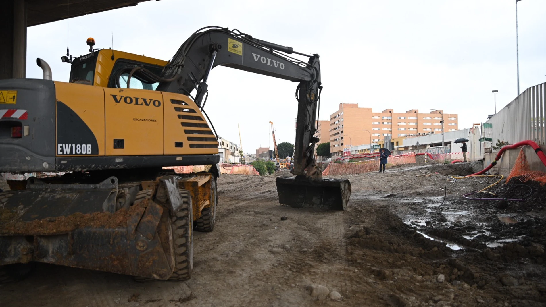 Estado de las obras del tren de Alta Velocidad a su paso por Almería capital