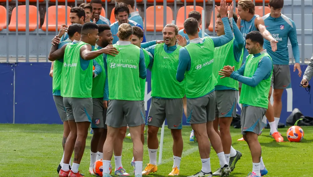 Entrenamiento del Atlético de Madrid