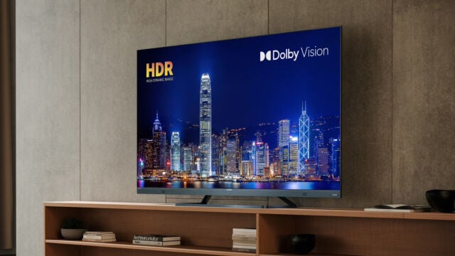 La Smart TV Sharp 75FQ5EA tiene un diseño sin marco