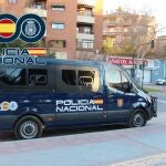Furgón de la Policía Nacional