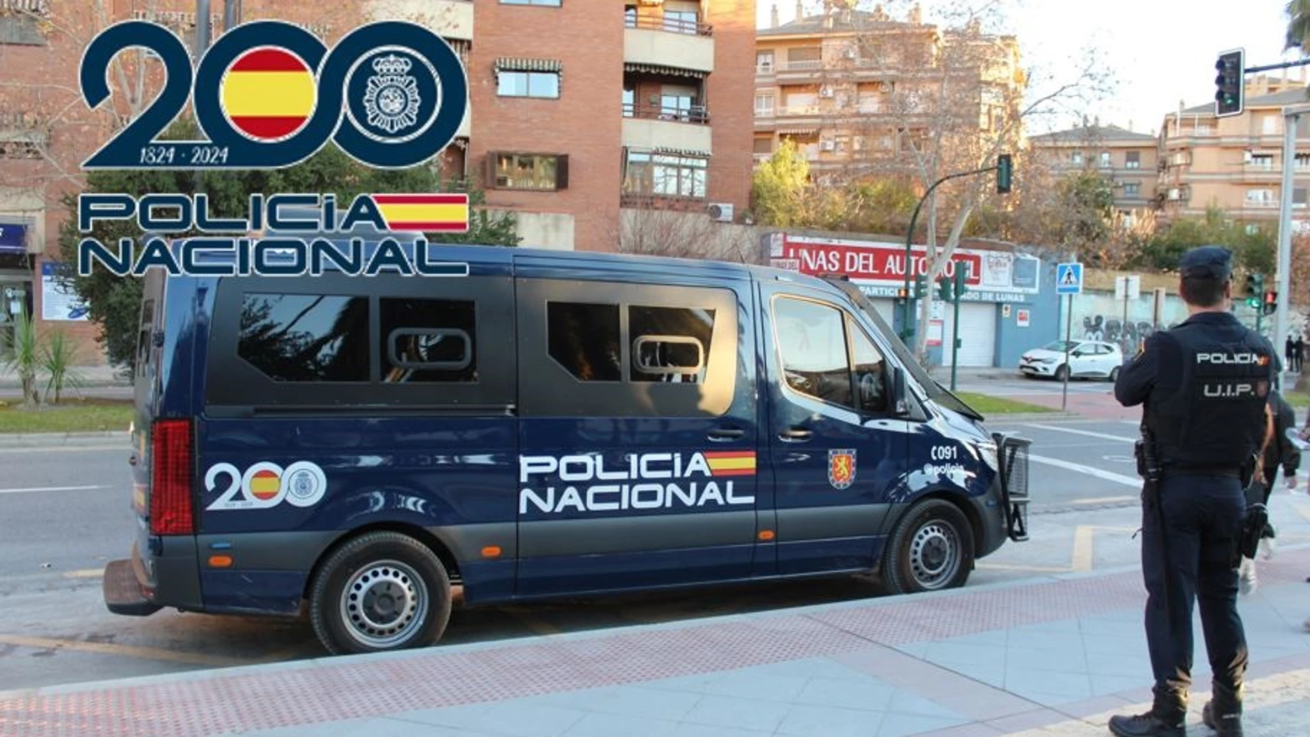 Furgón de la Policía Nacional REMITIDA / HANDOUT por POLICÍA NACIONAL Fotografía remitida a medios de comunicación exclusivamente para ilustrar la noticia a la que hace referencia la imagen, y citando la procedencia de la imagen en la firma 14/05/2025
