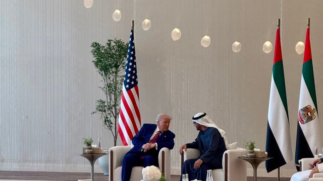 Trump llega a Emiratos Árabes Unidos en la última parada de su gira por Oriente Medio