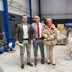 El director general de Trabajo, José Manuel Barrios, visita las instalaciones de Estructuras Metálica Metasol, ubicada en la localidad de Villanubla