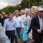 Almeida y Feijóo en la Pradera de San Isidro. David Jar