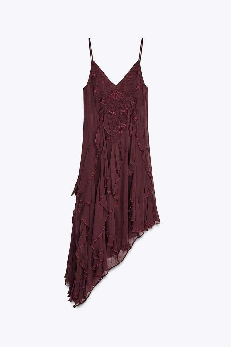 Vestido bordados.