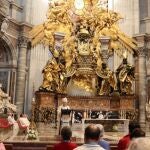 Eucaristía presidida por el arzobispo de Sevilla, José Ángel Saiz Meneses, en Roma.