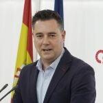 Daniel de la Rosa, secretario de organización del PSOE de Castilla y León, da cuenta de la conferencia sectorial de cultura que celebran este sábado en Segovia