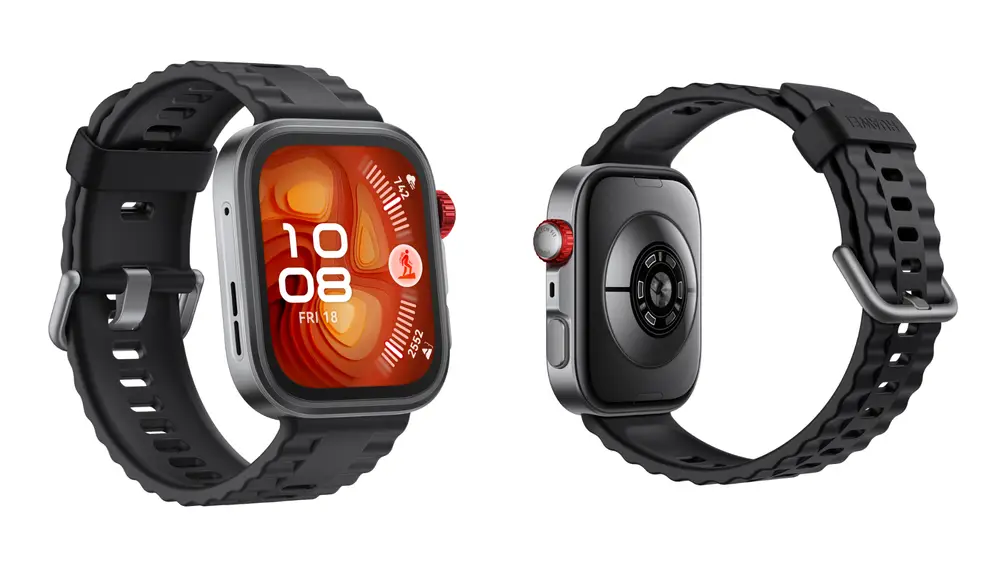 El diseño al completo del HUAWEI Watch Fit 4 Pro en color negro