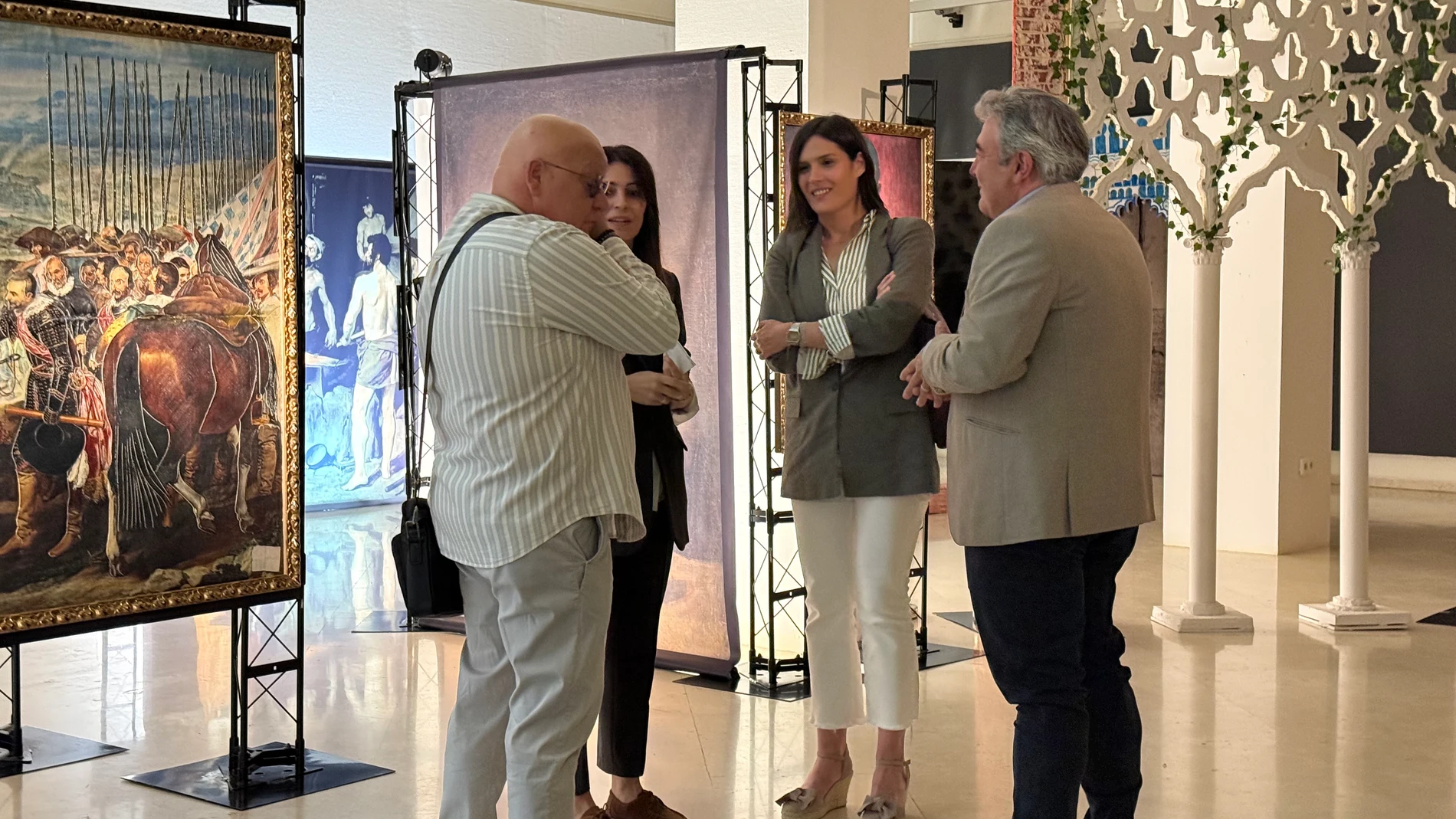 Imagen de la exposición inclusiva "Diego Velázquez: la valentía del pintor" que se puede visitar en Elche (Alicante) hasta final de junio