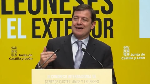 Mañueco inaugura en Burgos el III Congreso Internacional de Centros Castellanos y Leoneses en el Exterior