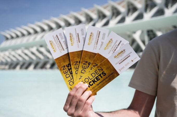 Encuentra este domingo los billetes dorados escondidos al estilo Willy Wonka en la Ciudad de las Artes y las Ciencias