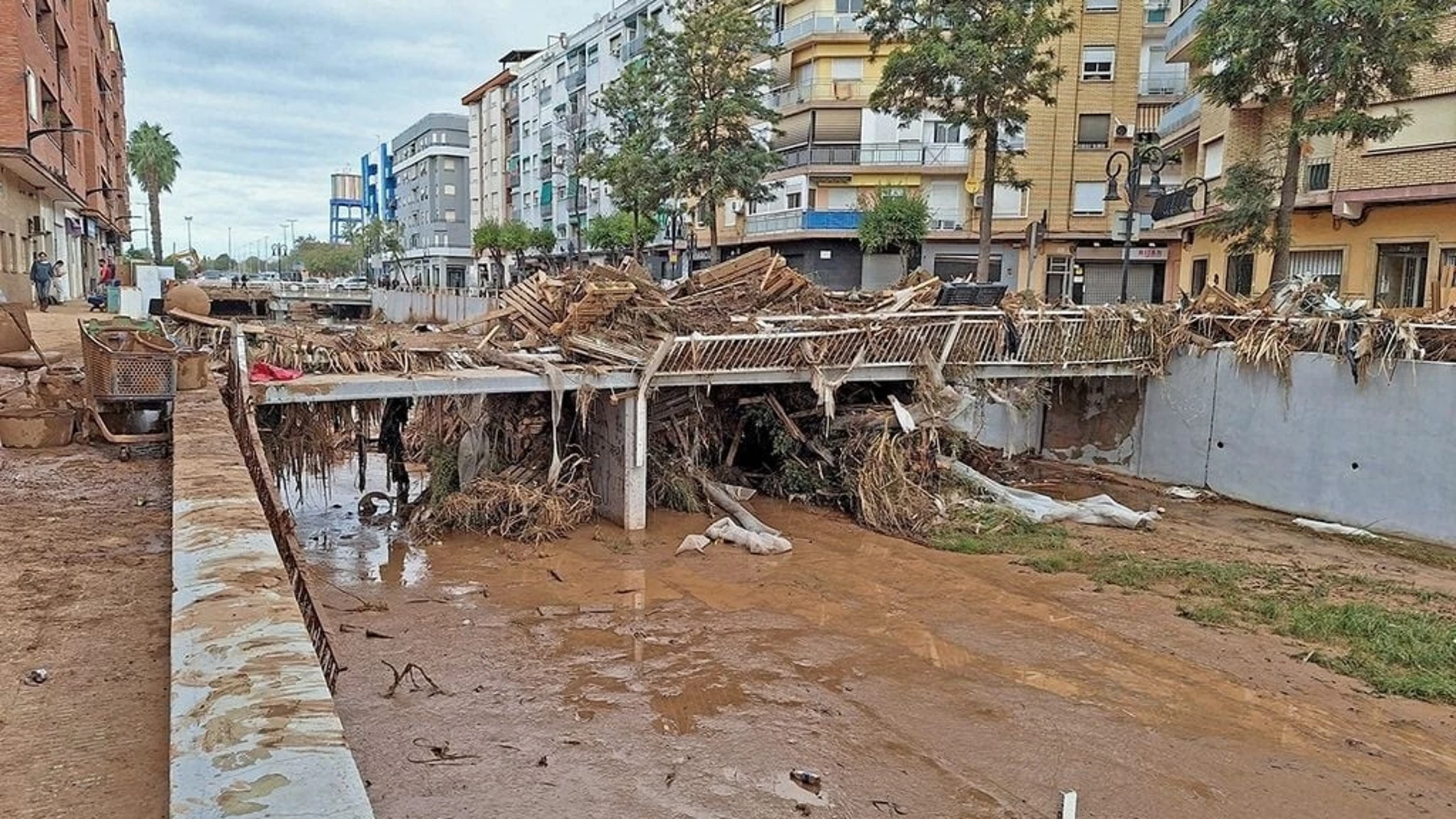 Aspecto del barranco de La Saleta 48 horas después de la dana REMITIDA / HANDOUT por METEORED Fotografía remitida a medios de comunicación exclusivamente para ilustrar la noticia a la que hace referencia la imagen, y citando la procedencia de la imagen en la firma 16/05/2025