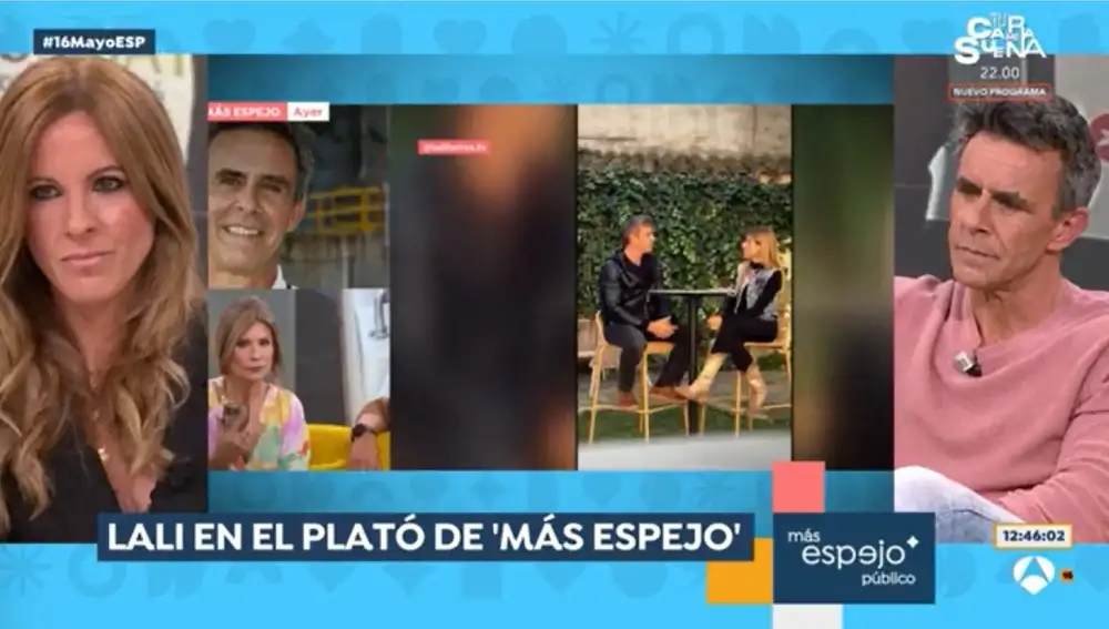 Lali Torres y Alonso Caparrós, cara a cara en "Espejo público"