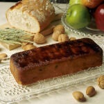 Imagen de archivo de un pudín de manzana 