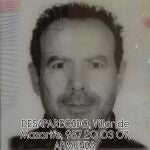 Imagen del hombre desaparecido cuyo cuerpo sin vida ha sido encontrado este jueves