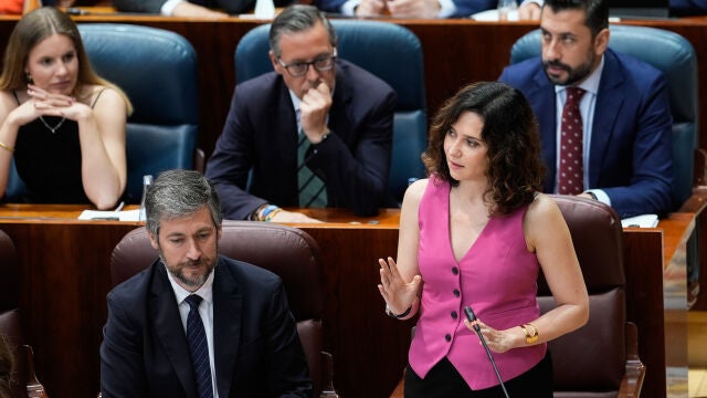 Díaz Ayuso en la Asamblea