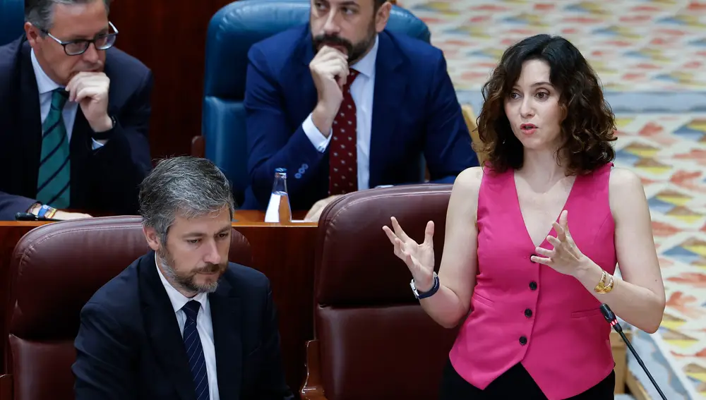 Pleno en la Asamblea de Madrid