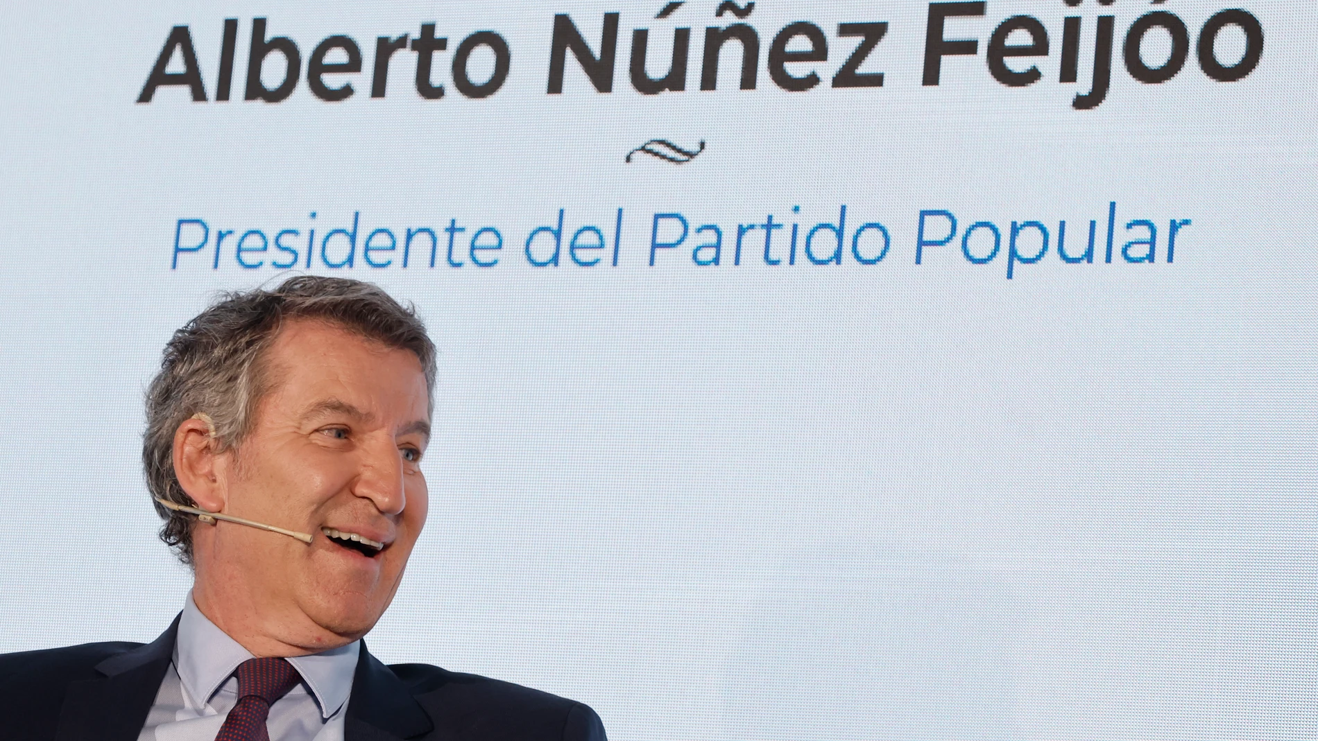 MADRID, 22/05/2025.- El líder del PP, Alberto Núñez Feijóo, participa este jueves en el VI Foro Internacional Expansión. EFE/ Sergio Pérez
