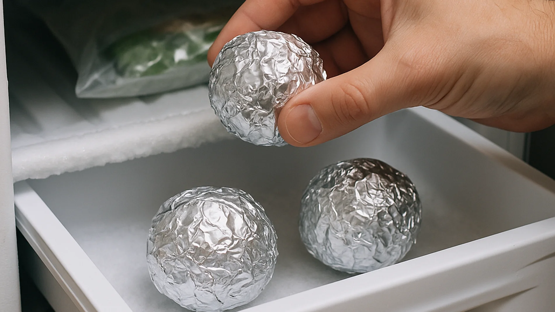 Esta es la razón por la que debes meter bolas de papel aluminio en el congelador