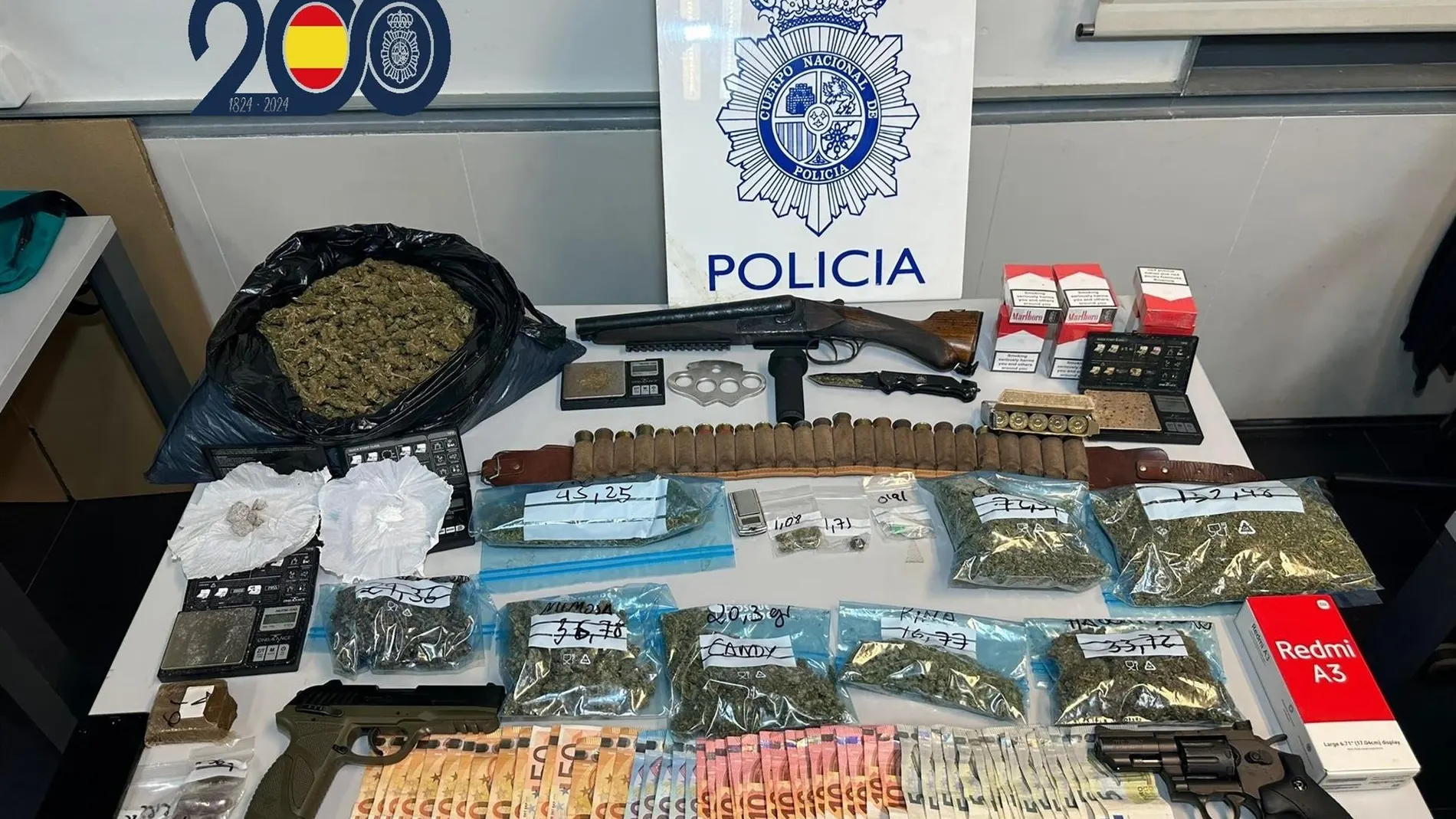 MURCIA.-Sucesos.- Policía Nacional detiene a 4 personas por vender droga en una asociación cannábica de Cartagena