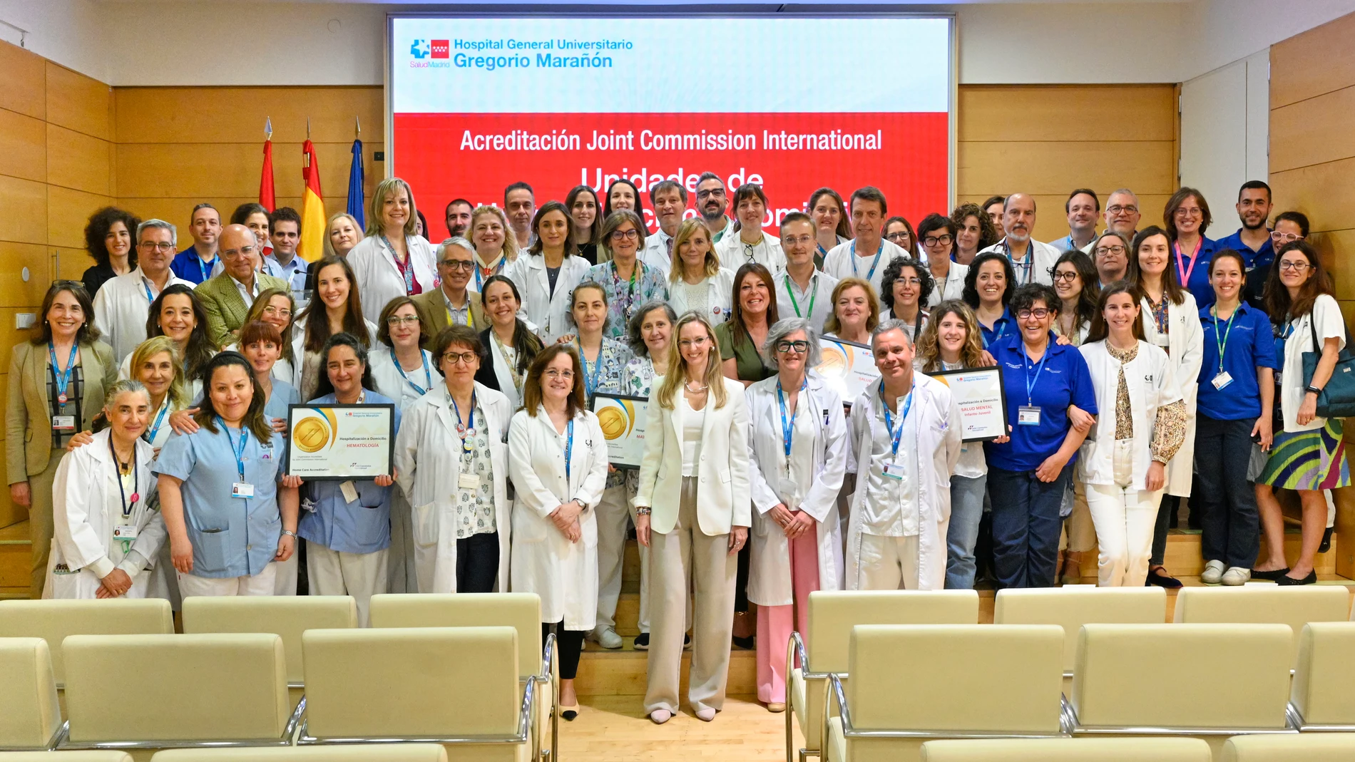 El Gregorio Marañón, primero en Europa que logra la acreditación de referencia por su atención domiciliaria REMITIDA / HANDOUT por HOSPITAL GREGORIO MARAÑÓN Fotografía remitida a medios de comunicación exclusivamente para ilustrar la noticia a la que hace referencia la imagen, y citando la procedencia de la imagen en la firma 22/05/2025
