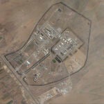 Imagen de satélite de la central iraní nuclear de Arak