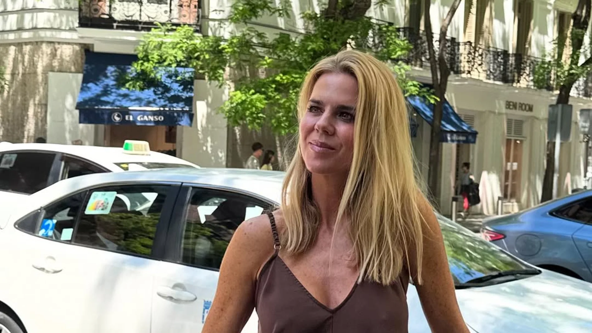 Amelia Bono con vestido de Zara.