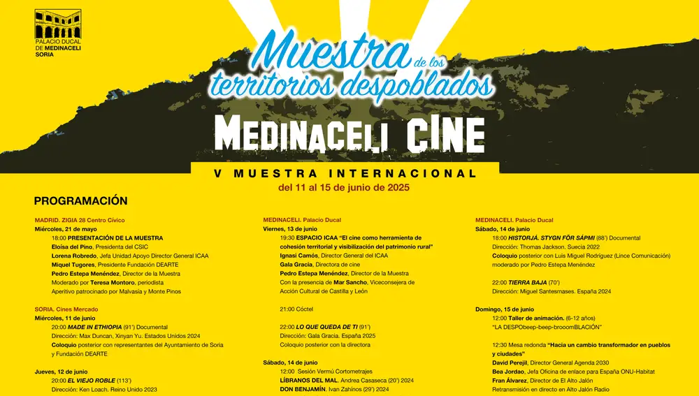 Programación del V Medinaceli CIE