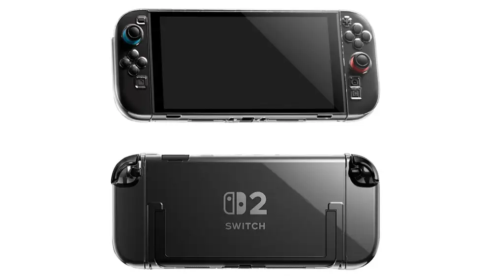 Esta carcasa, que es resistente y ligera, ha sido diseñada específicamente para Nintendo Switch 2