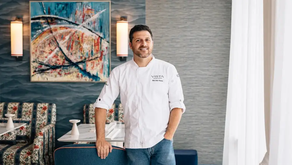 El chef Joâo Oliveira está al frente del restaurante Vista (1 estrella Michelin)