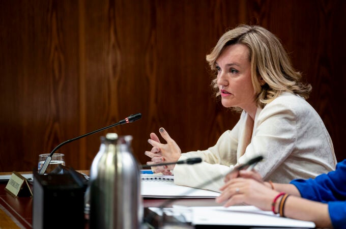 Pilar Alegría comparece en la comisión Koldo del Senado sobre su noche en el Parador de Teruel