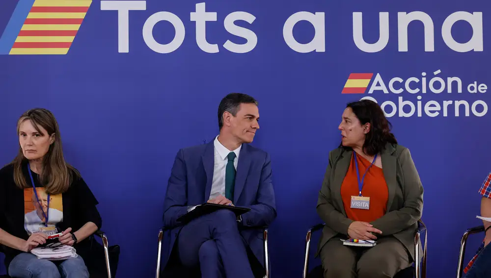 Sánchez se reúne en Valencia con las asociaciones de víctimas de la dana