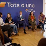 El presidente Sánchez se ha reunido esta mañana con representantes de la asociaciones de víctimas de la dana, en Valencial primer aniversario