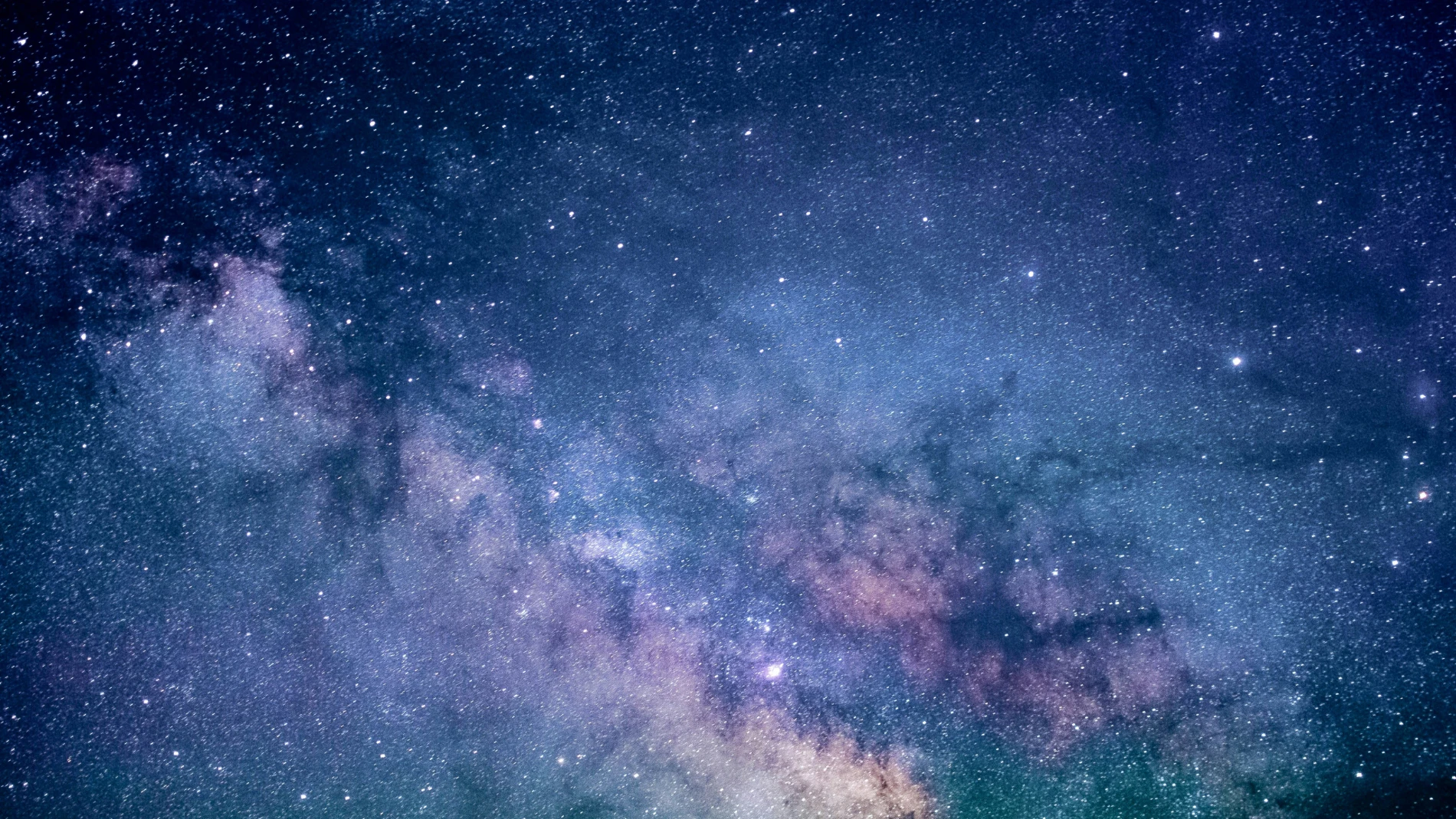 Fotografía de una galaxia