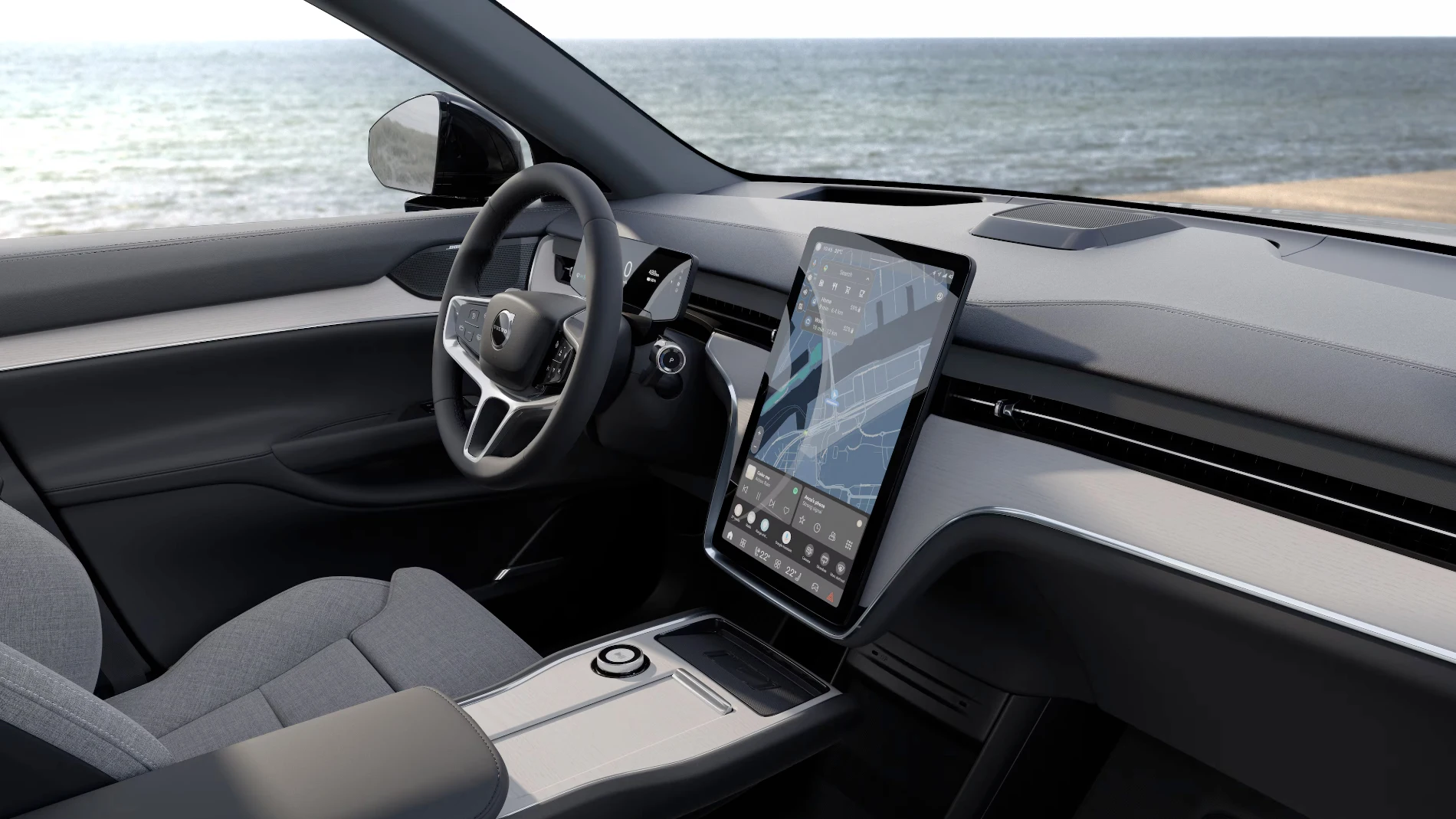 Interior del Volvo EX90