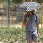 MURCIA.-Las lluvias se centrarán en este peninsular, con 10 provincias en aviso, máximas de más 20ºC y Sevilla con 31ºC
