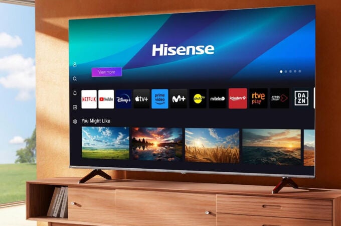 El panel del Hisense 50E6NT tiene tecnología Direct LED