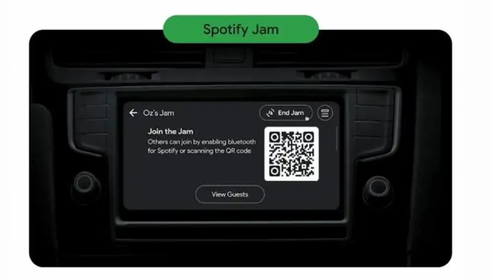 Código QR para escanear y unirse a la lista de reproducción