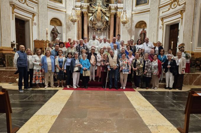 La comitiva en la Catedral de Segorbe
